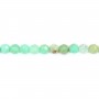 Chrysoprase en forme de rondelle facetté, 2x2.5mm x 40cm