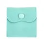Astuccio in velluto turchese 7x7cm x 1pc