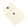 Bolsa de veludo bege 7x7cm x 1 unidade
