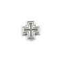 Zwischenperle Kreuz 8mm - Silber 999 nielliert x 1St