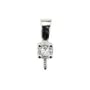 Bélière strass pour semi percé 13mm - oxyde de zirconium & Argent 925 rhodié x 1pc