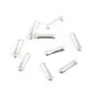Perle tube bambou 2x6mm - Argent 925 x 10pcs