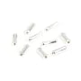 Perle tube bambou 2x6mm - Argent 925 x 10pcs