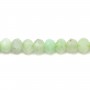 Green opal faceted rondelle 2x3mm x 40cm