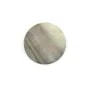 Cabochon Nacre gris rond plat 6mm x 1pc