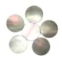 Cabochon Nacre gris rond plat 6mm x 1pc