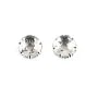 Perle intercalaire rondelle grecque 2x6mm - Argent 925 niellé x 1pc