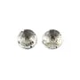 Zwischenperle Rondell ziseliert 3x8mm - 925er Silber nielliert x 1St