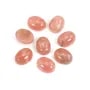 Ovaler Rhodochrosit-Cabochon 6x8mm x 1pc