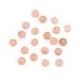 Cabochão redondo de rodocrosite 3mm x 2pcs