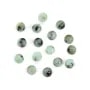 Cabochon rotondo di turchese africano 4 mm x 2 pezzi
