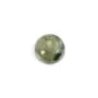 Cabochon rotondo di turchese africano 4 mm x 2 pezzi