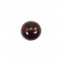 Granat Cabochon rund 7mm, A-Qualität x 1pc