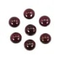 Granat Cabochon rund 6mm, A-Qualität x 1St