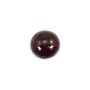 Cabochon di granato rotondo da 6 mm, qualità A x 1 pz