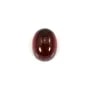 Granato ovale cabochon 9x11 mm, grado A x 1 pz