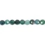 Tormalina blu sfaccettata rotonda 3 mm x 39 cm