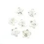 Nacre blanche en fleur à 5 pétales 10mm x 1pc