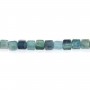 Cubo sfaccettato di tormalina blu 2 mm x 39 cm