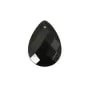 Colgante gota obsidiana facetada 13x18mm x 1ud