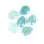 Colgante gota Amazonita facetada 13x18mm x 1pc