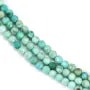 Turquoise du Pérou rond facetté 3mm x 39cm