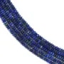 Lapis Lazuli rondelle boulier 1x2.5mm x 40cm
