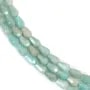 Amazonite goutte facetté 4x6mm x 39cm