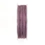 Hilo de poliéster multicolor rojo turquesa 0,9 mm x 30 m