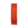 Hilo de poliéster multicolor rojo-dorado 0,9 mm x 30 m