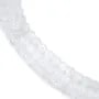 Cristal de rocha redondo fendido 6mm x 39cm