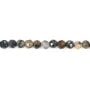 Piétersite rond facetté 3mm x 38cm