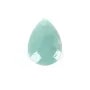 Colgante gota Amazonita facetada 13x18mm x 1pc