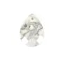 Pendentif Howlite goutte facetté 13x18mm x 1pc