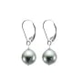 Boucle d'oreille Argent 925 Dormeuse Perles Tahiti x 2pcs