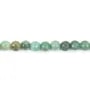 Australian dragon blood jade rond 3mm