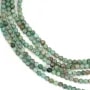 Australian dragon blood jade rond 3mm