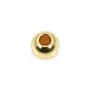 Perle boule 4mm - Acier Inox 304 doré x 10pcs