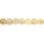 Quartz rutile ronde 8-9mm x 40cm