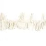 Perles de culture d'eau Douce blanc forme baroque tube 15-20mm x 40cm