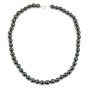 Collar Hematites Redondo 8mm x 1pc