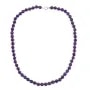Collar amatista redonda 6mm x 1ud