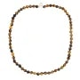 Collana con occhio di tigre rotondo 6 mm x 1 pezzo
