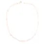 Round rose quartz necklace 6mm x 1pc