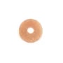 Cabochon Pietra di luna arancione donut 10mm x 1pc