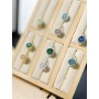 Cabochon Amazonite donut 10mm x 1pc