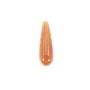 Orange Mondstein Tropfen halb durchbohrt 7x23mm x 1pc