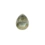 Labradorita facetada gota cabujón 8x10mm x 1ud