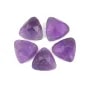 Cabochon Améthyste triangle facetté 10mm x 1pc