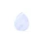 Cabochon Calcédoine goutte facetté 8x10mm x 1pc